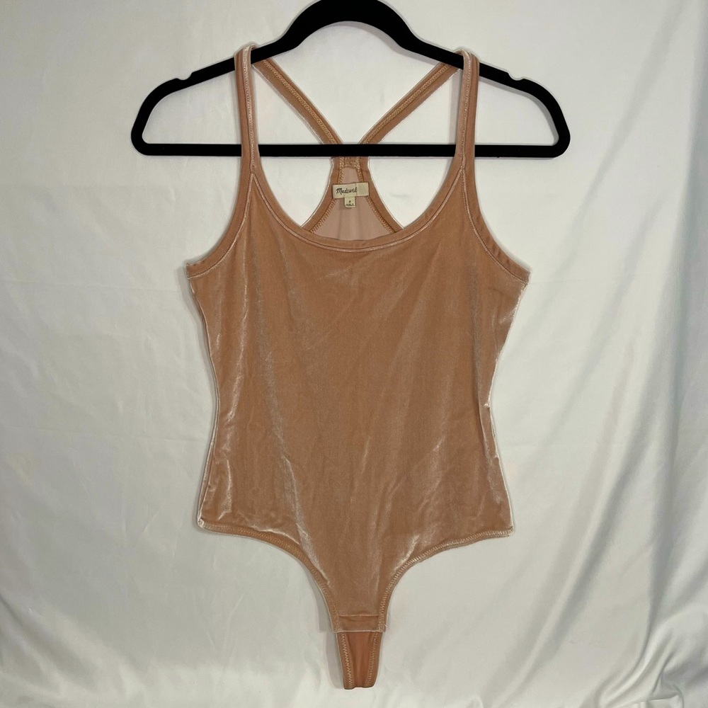 Madewell Stretch Velvet Bodysuit